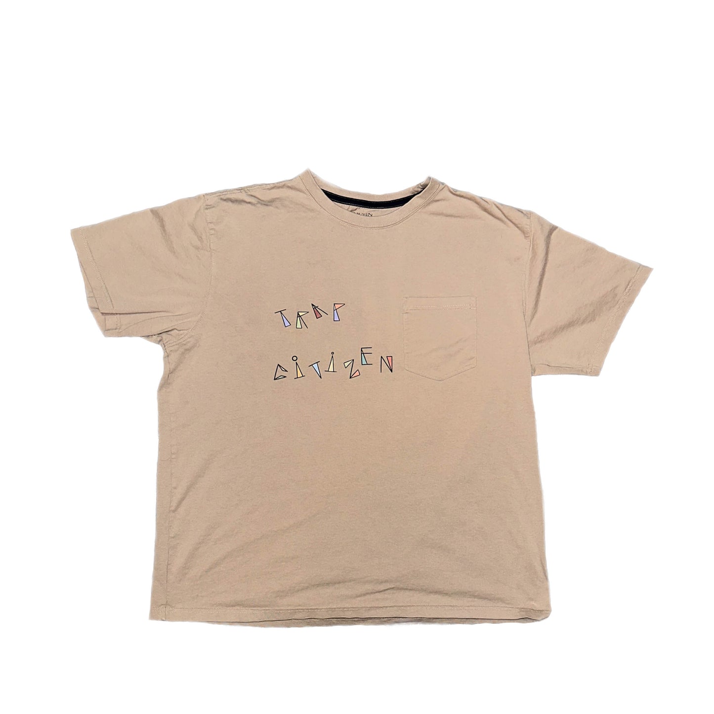 "SCRAMBLED MOSAIC" Pocket Tee