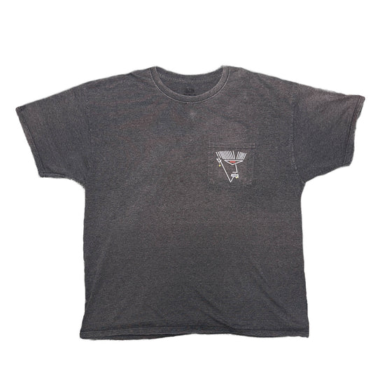 "PORTRAIT" Grey Pocket Tee