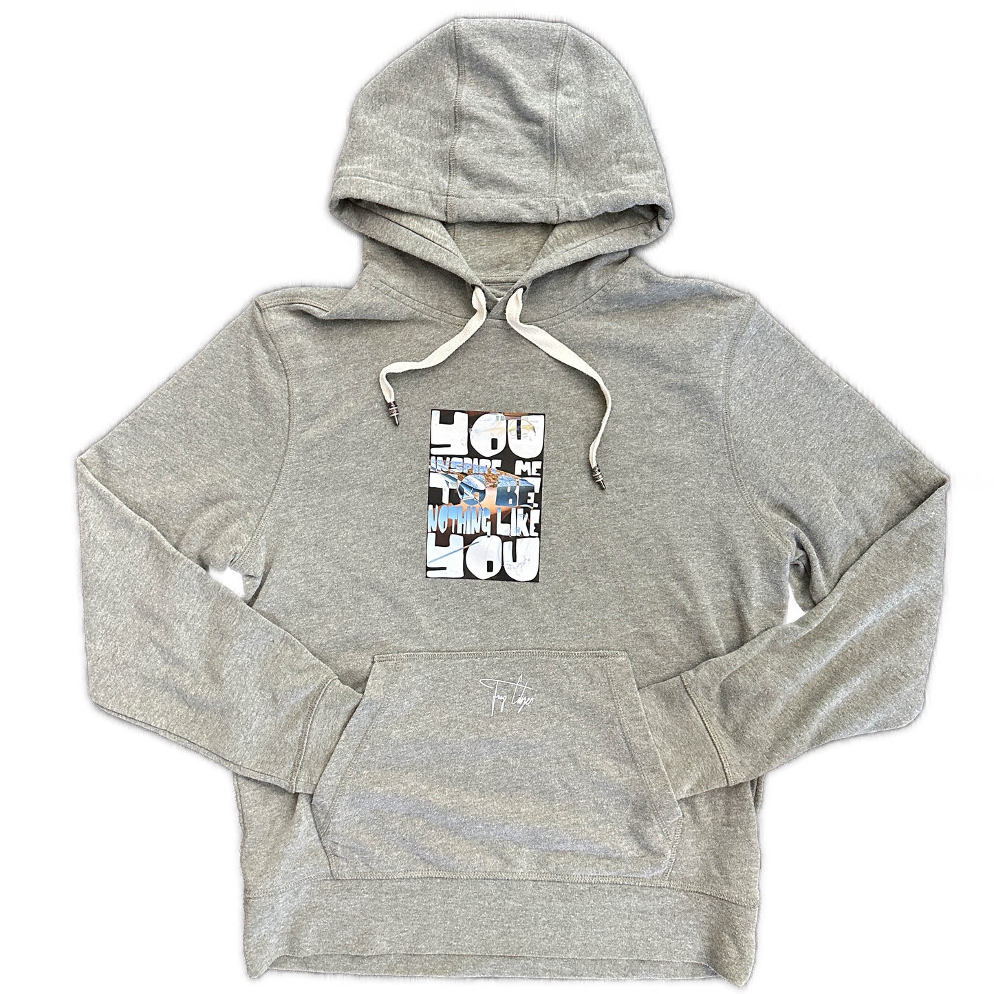 "VITAL INSPIRATION" M Hooded Sweatshirt (MISPRINT)