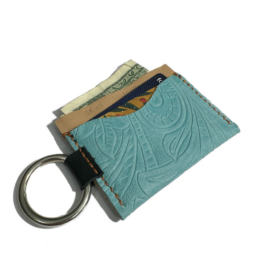 RINGED CARD HOLDER: Caustic Leather & Summerzuul