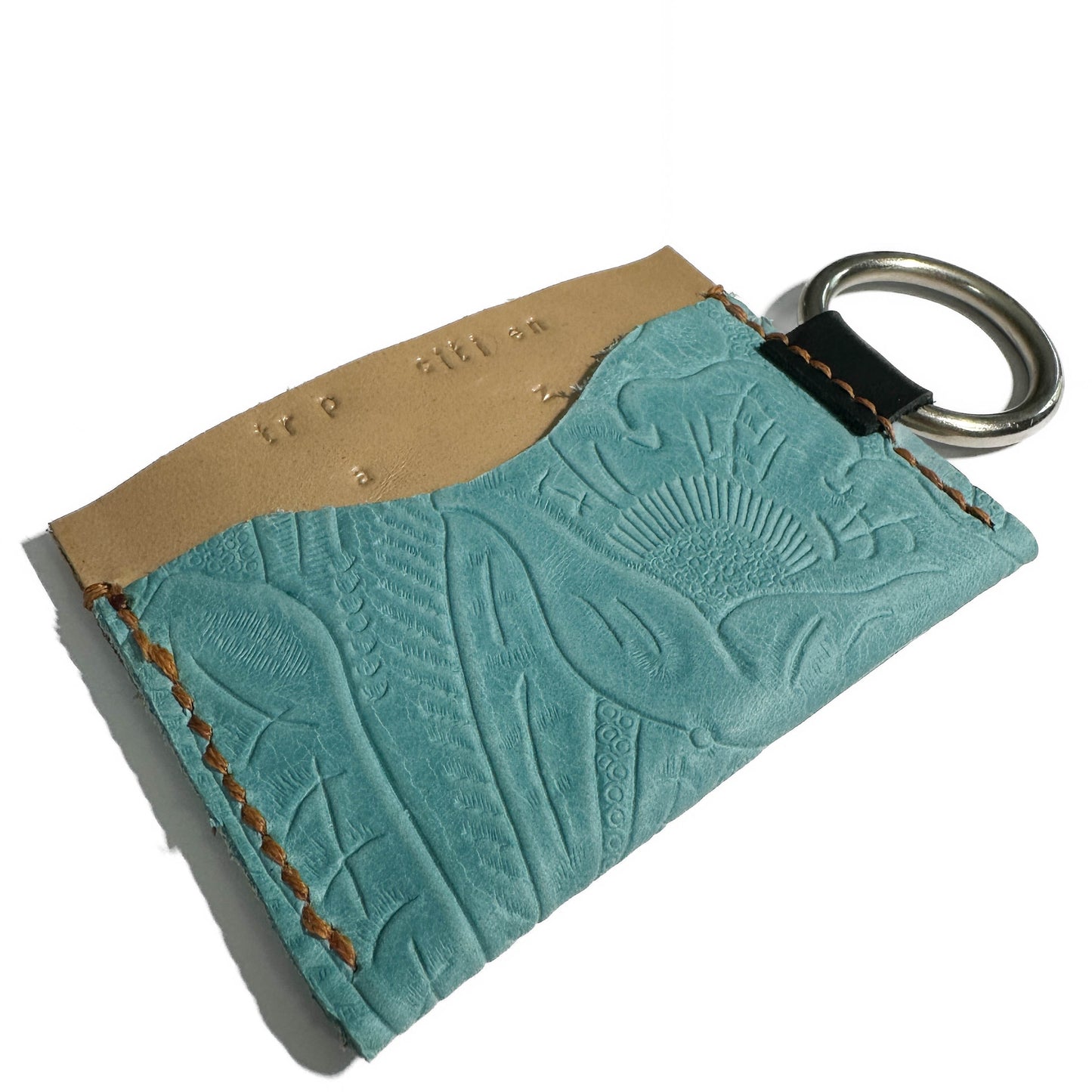 RINGED CARD HOLDER: Caustic Leather & Summerzuul